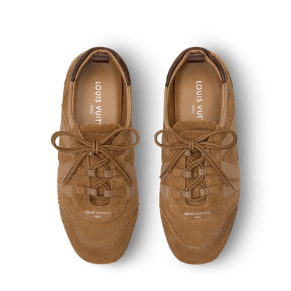 LV Sneakerina Cognac Suede Calf Leather Sneaker 1AK1OL