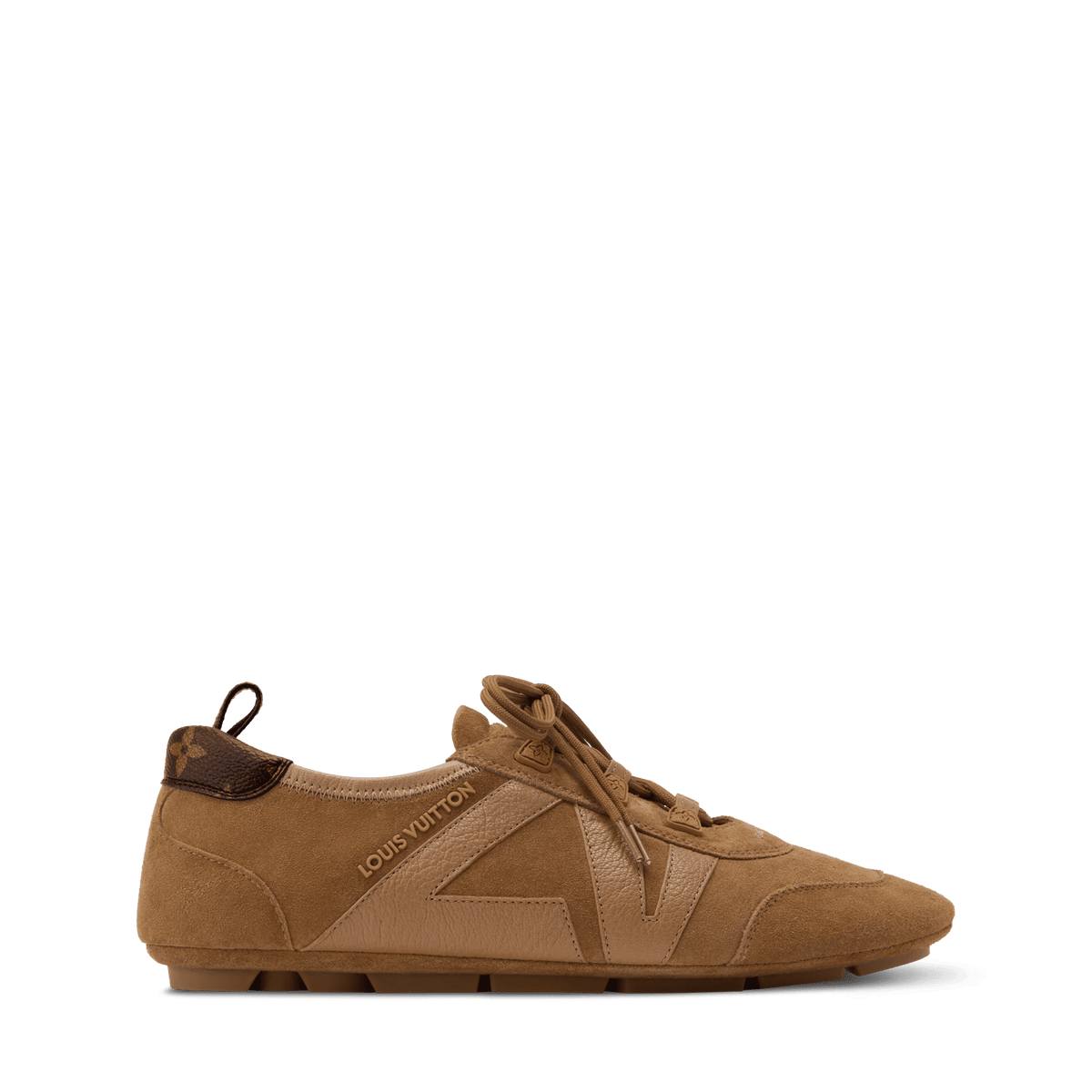 LV Sneakerina Cognac Suede Calf Leather Sneaker 1AK1OL