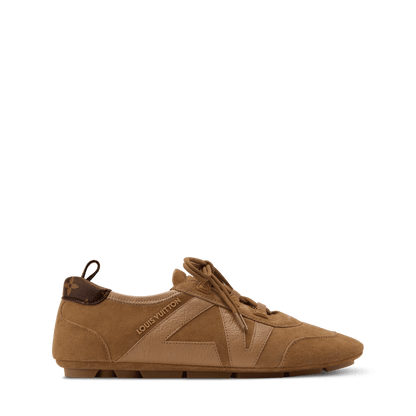 LV Sneakerina Cognac Suede Calf Leather Sneaker 1AK1OL