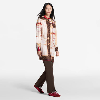 LV Sneakerina Sneaker Ballerina Bordeaux Nylon Suede 1AIVJN