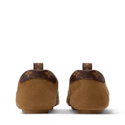 LV Sneakerina Cognac Suede Calf Leather Sneaker 1AK1OL