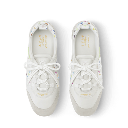 Sneakerina Napa Leather and Monogram Canvas Sneaker 1AJJQJ