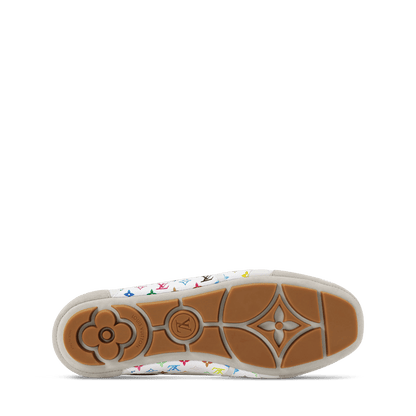 Sneakerina Napa Leather and Monogram Canvas Sneaker 1AJJQJ