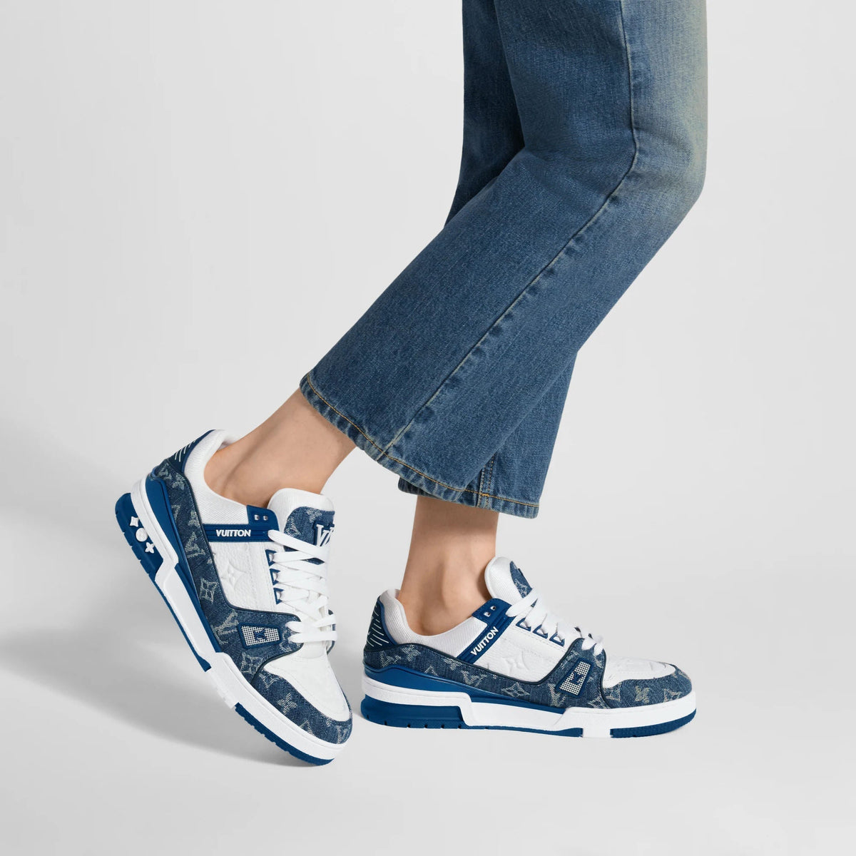 LV Trainer Sneaker Light Blue 1AC2AO