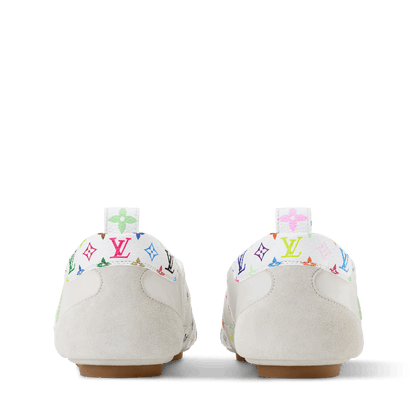 Sneakerina Napa Leather and Monogram Canvas Sneaker 1AJJQJ
