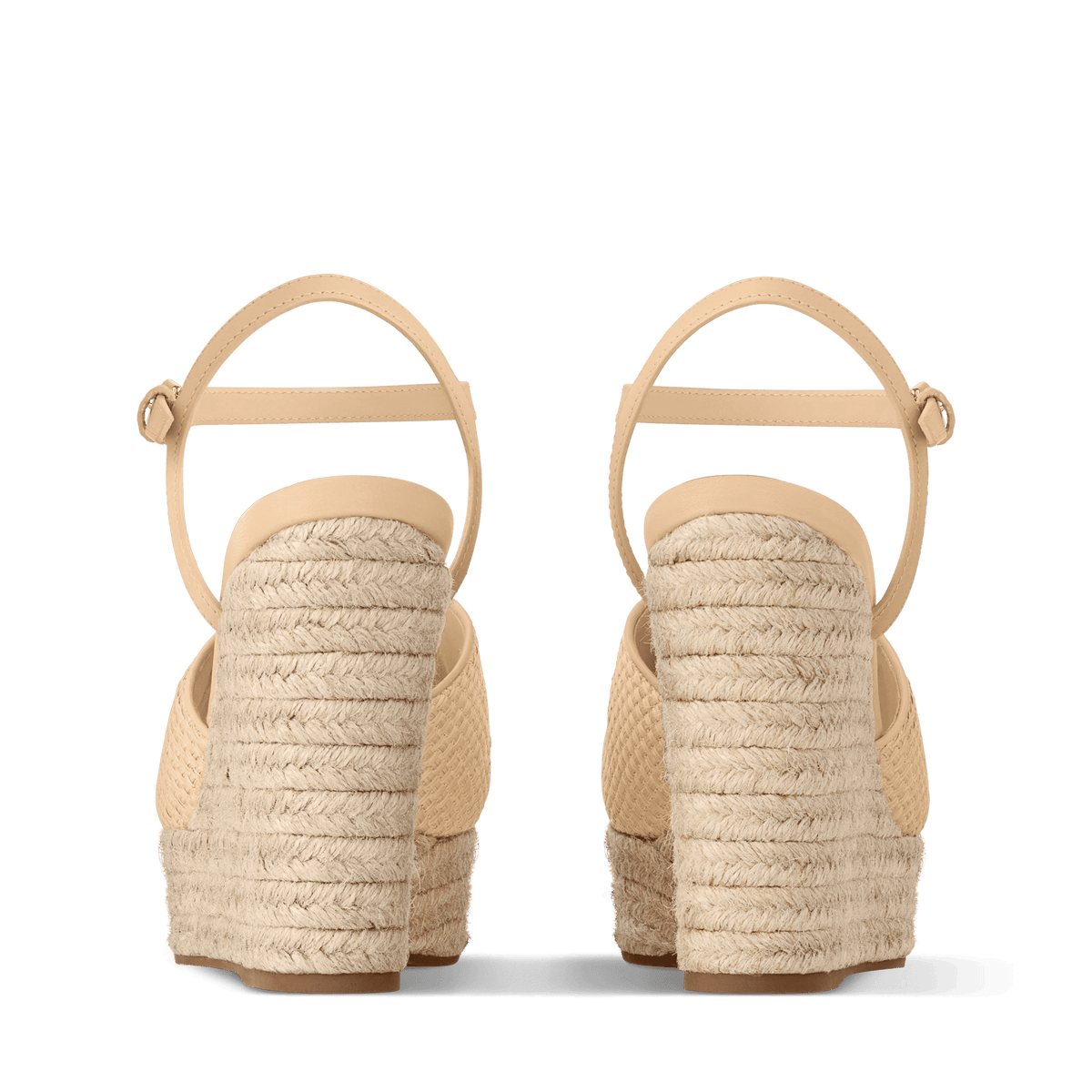 LV Mare Wedge Sandal Natural Raffia 1AHLM2