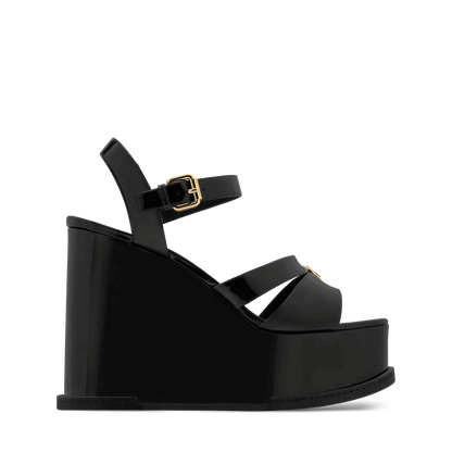 Maya Wedge Sandal Black 1AHOBD