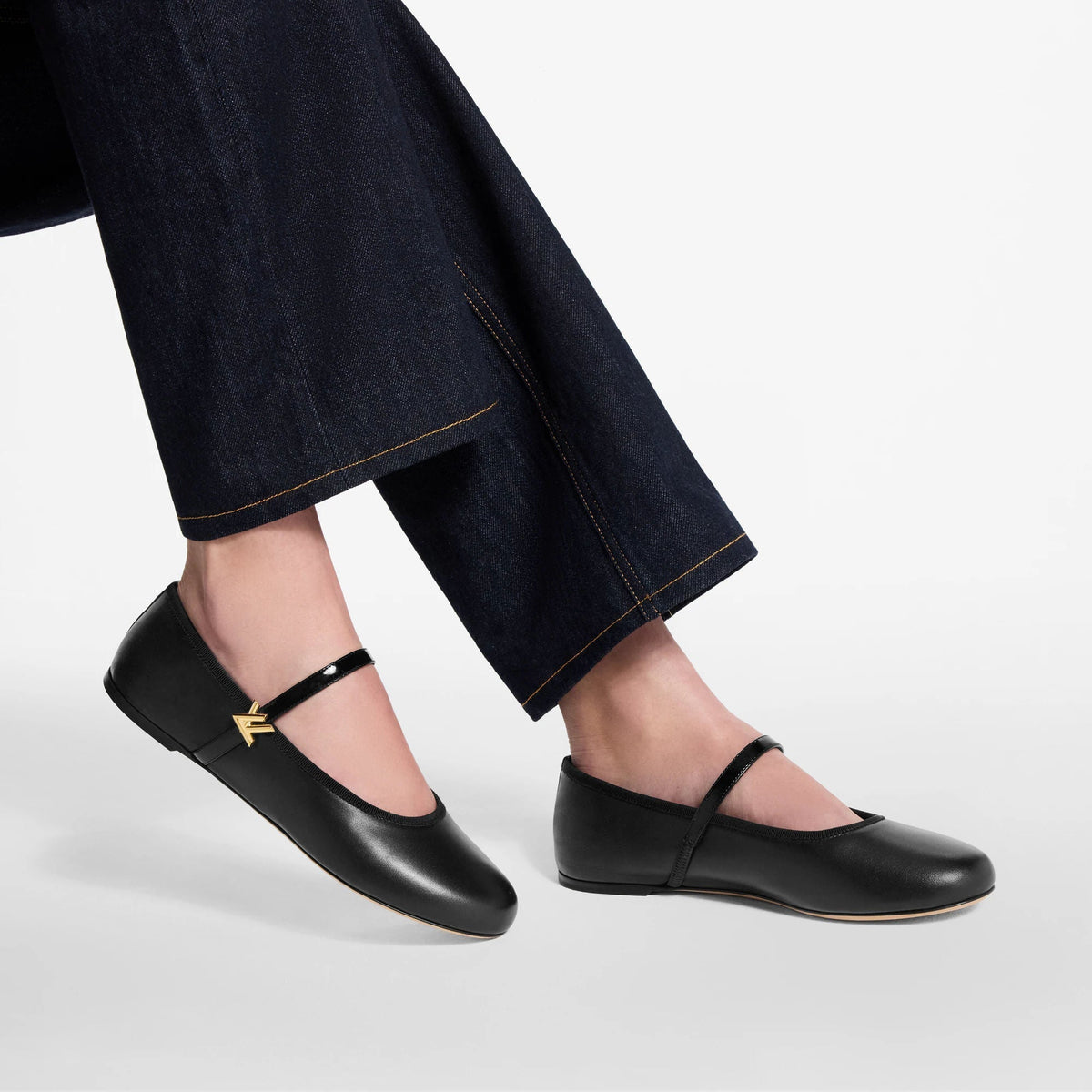 Romy Flat Ballerina Black 1ACUKM