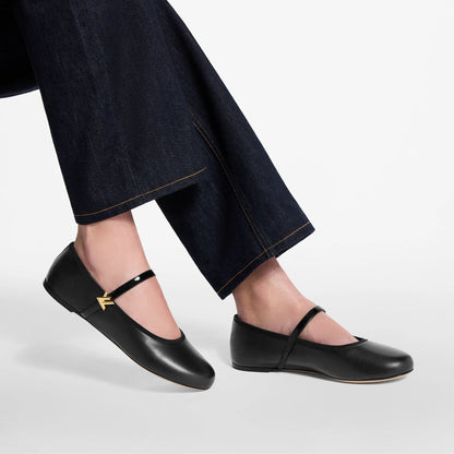Romy Flat Ballerina Black 1ACUKM