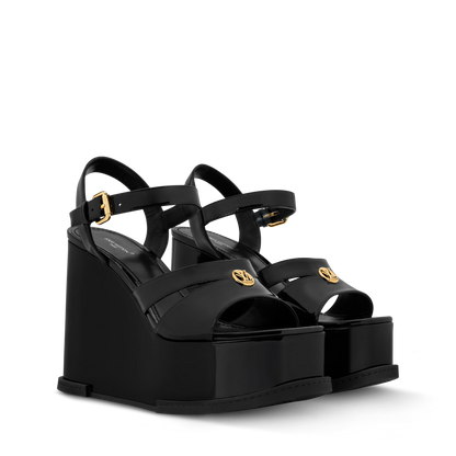Maya Wedge Sandal Black 1AHOBD