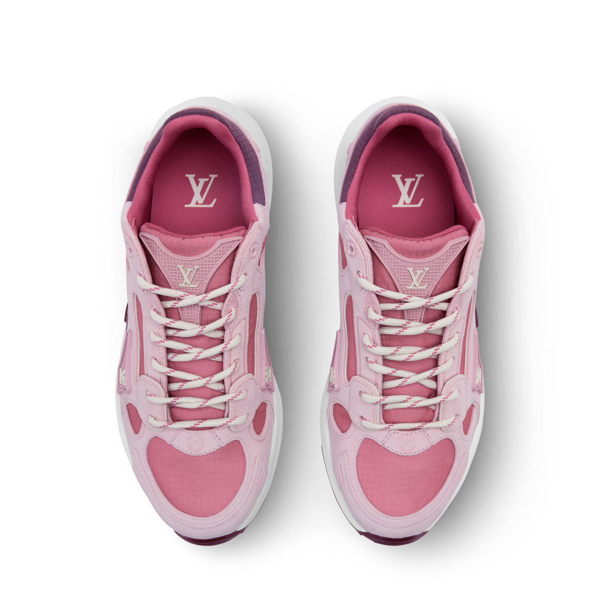 LV Olympia Pink Suede Calf Leather Sneaker 1AJP88