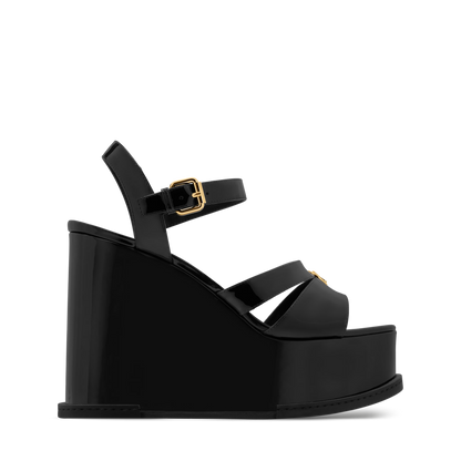 Maya Wedge Sandal Black 1AHOBD