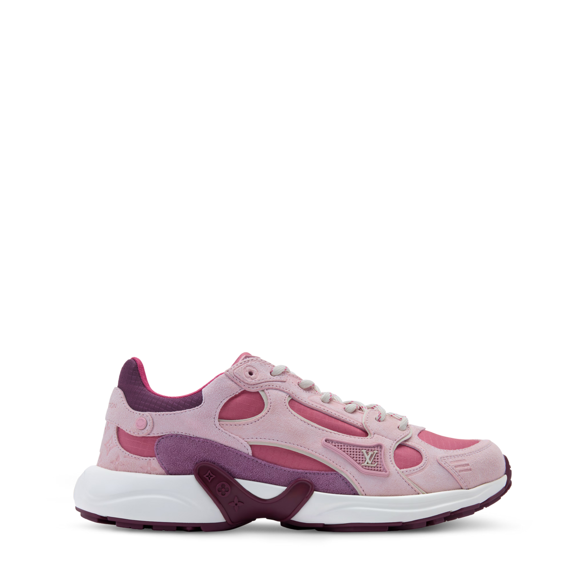 LV Olympia Pink Suede Calf Leather Sneaker 1AJP88