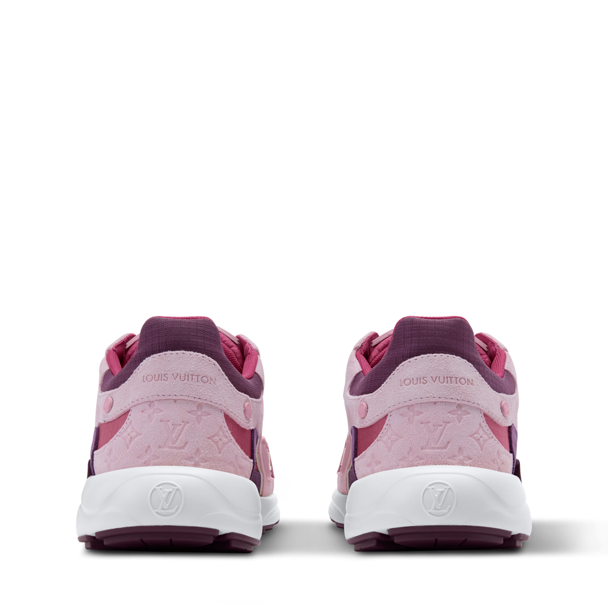 LV Olympia Pink Suede Calf Leather Sneaker 1AJP88