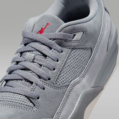 Flight Court Shoes Cool Grey Leather Suede