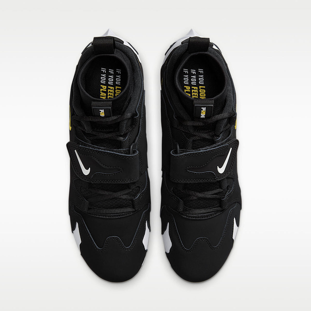 Diamond Turf 96 TD Performance Football Cleats Black/Varsity Maize/White