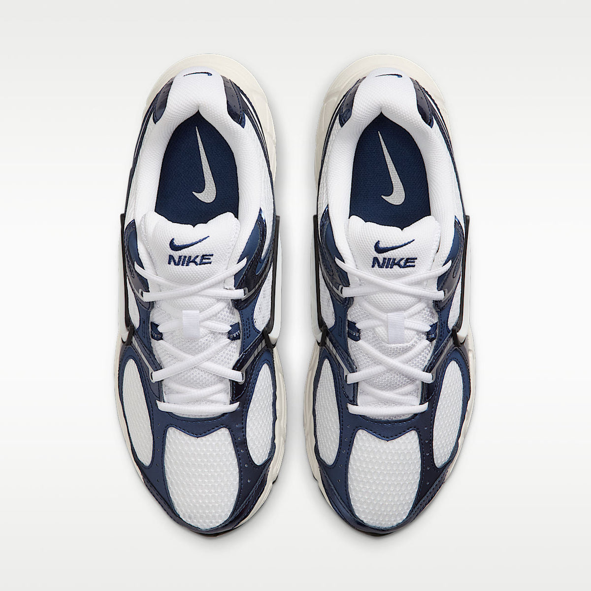 V5 RNR Foam Midsole Retro Runner Shoes White Midnight Navy