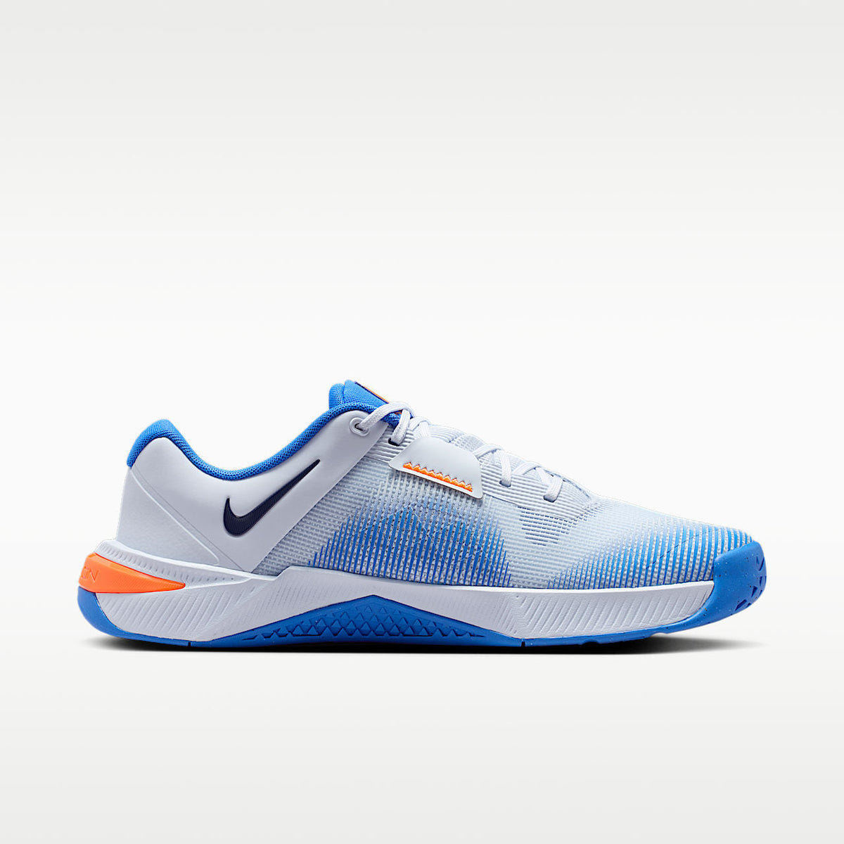Metcon 10 Men s Workout Sneakers Hyperlift Plate Football Grey/Blue Crystal/Orange Frost