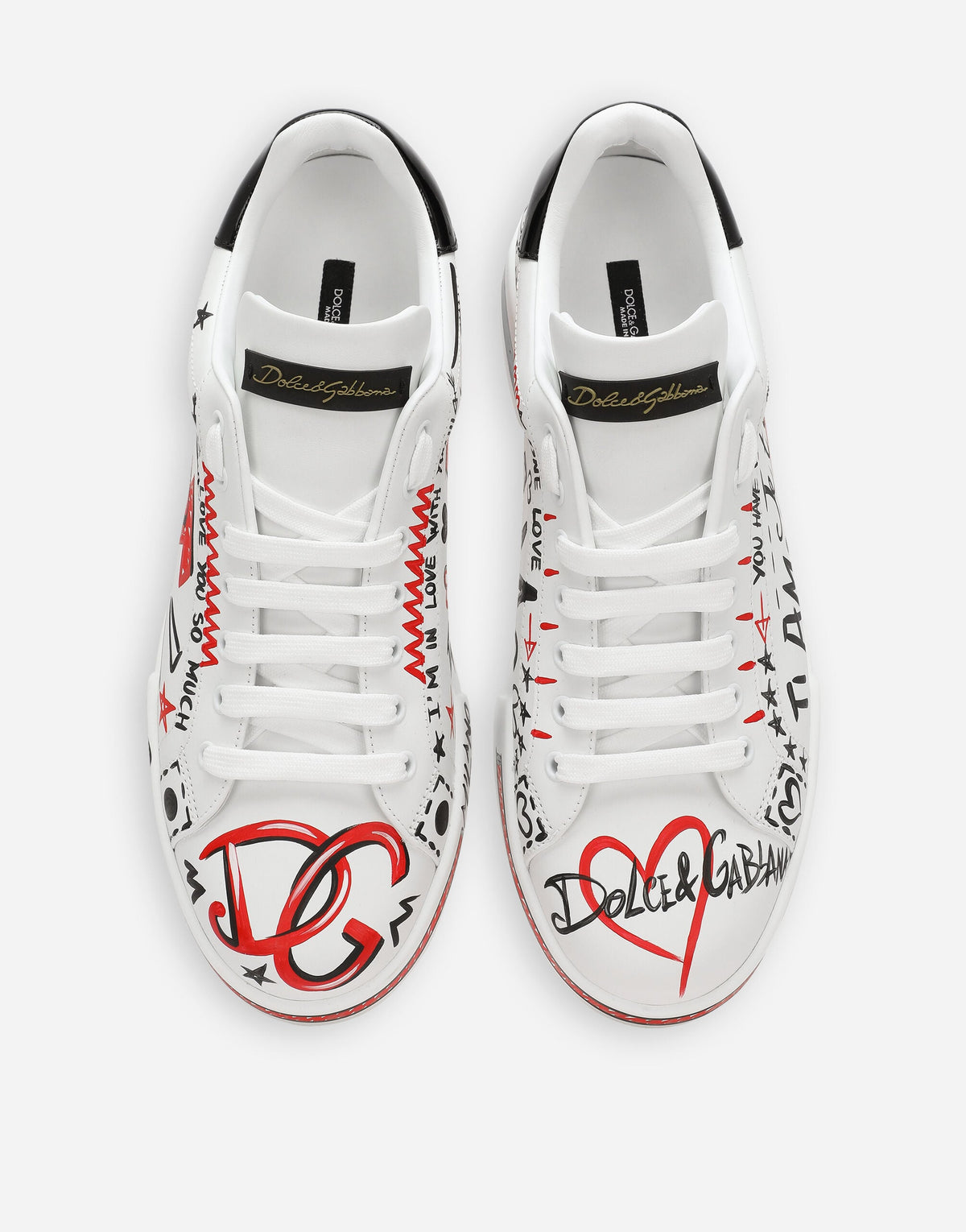 Portofino Love Limited Edition Leather Sneakers Multicolor