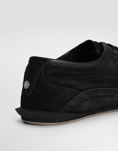 Gimondi Men s Suede Lace-Up Sneakers Black