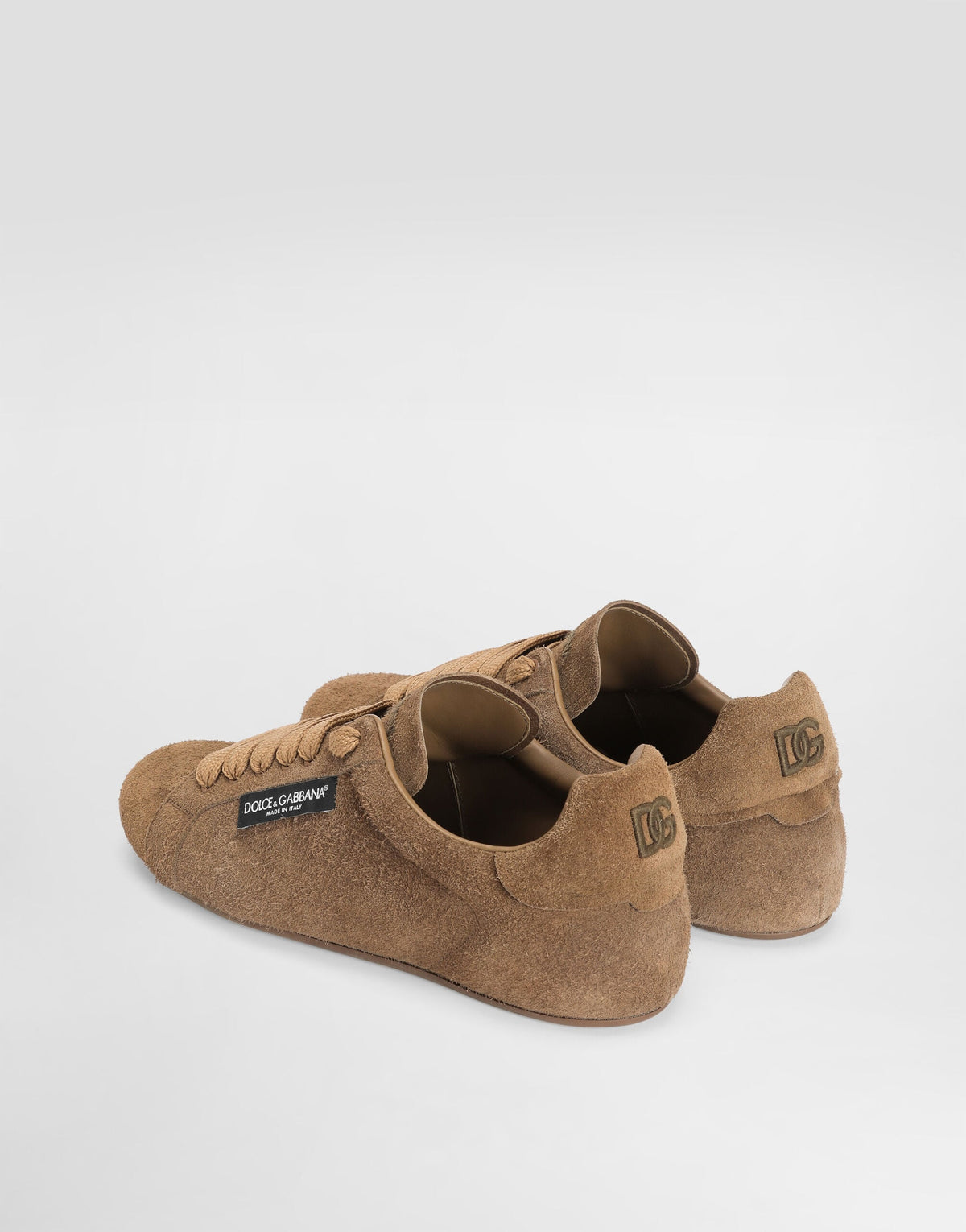 Portofino Soft Split Leather Men s Sneakers Brown