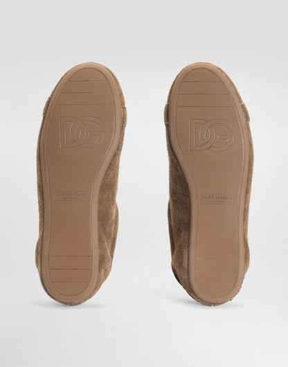 Portofino Soft Split Leather Men s Sneakers Brown