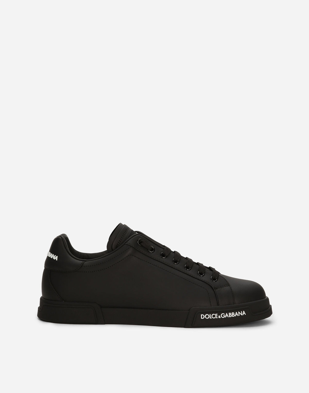 Portofino Calfskin Nappa Sneakers Black Men s