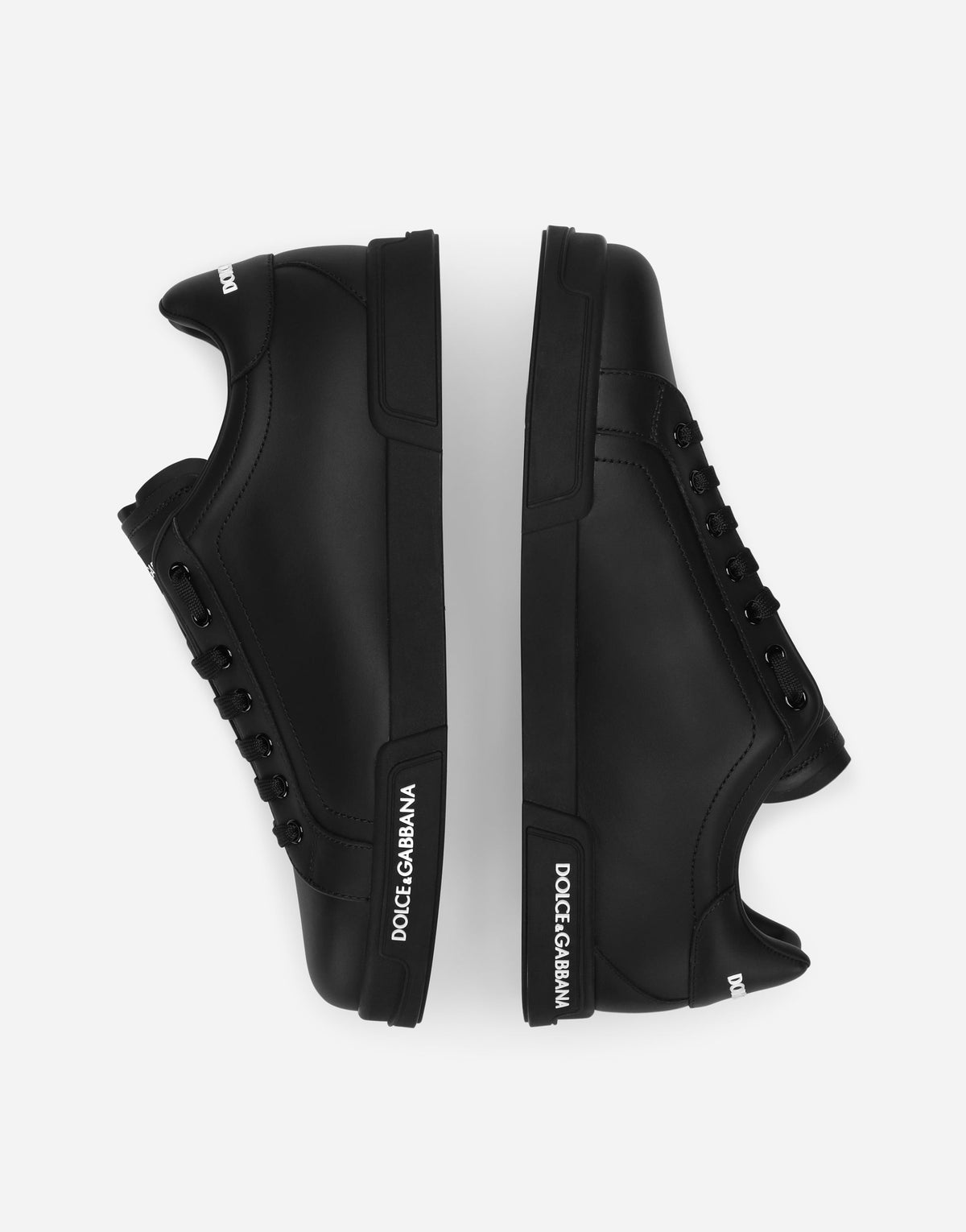 Portofino Calfskin Nappa Sneakers Black Men s