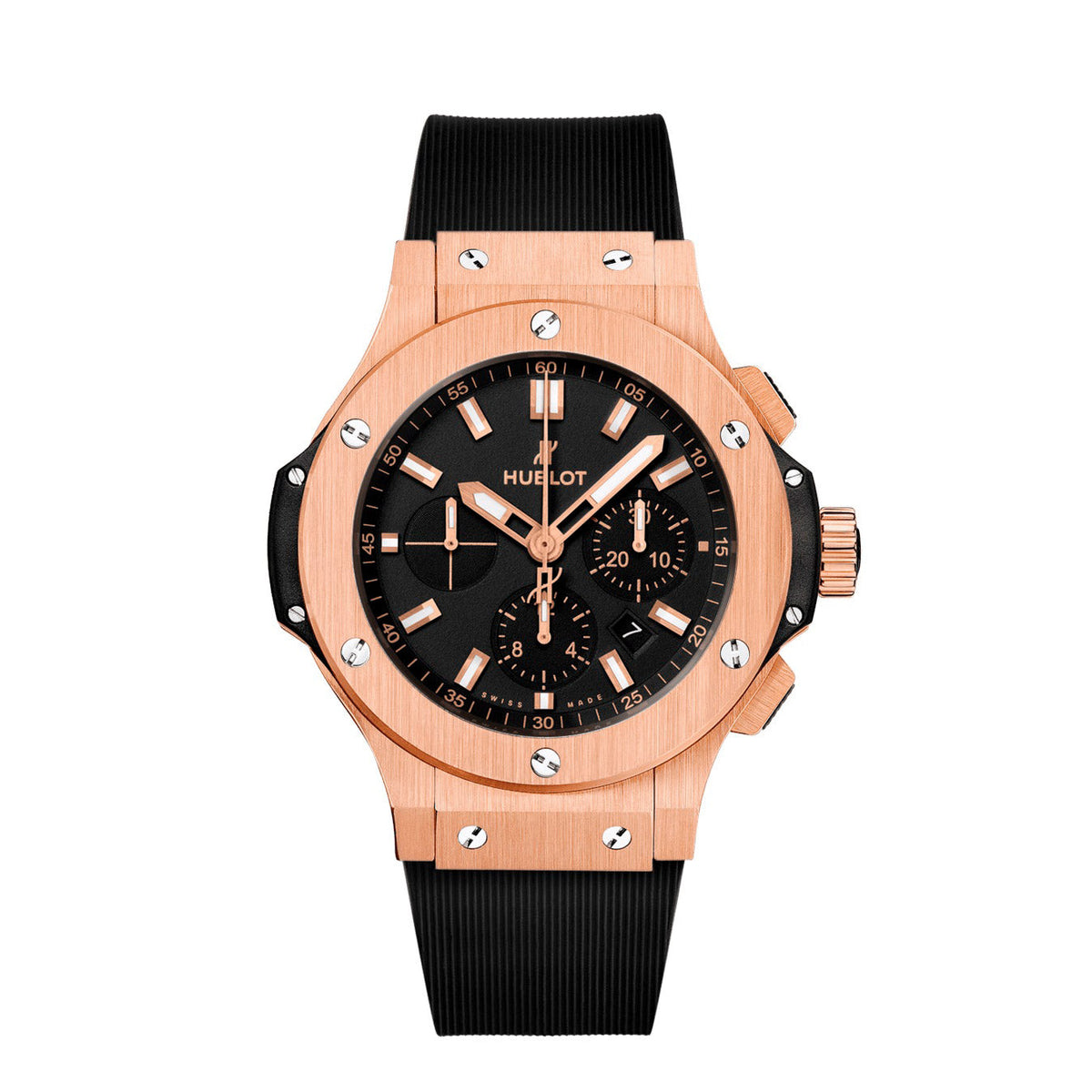 HB Big Bang, Gold Chronograph, 18k Rose Gold, 44 mm, Ref# 301.RX.1180.RX