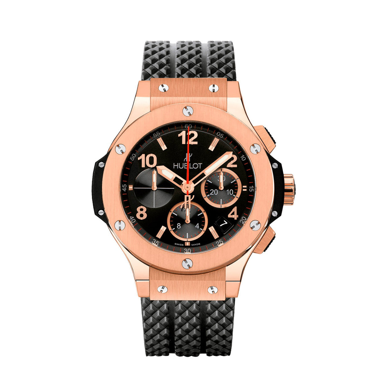 HB Big Bang, Original Gold Chronograph, 18k Rose Gold, 44 mm, Ref# 301.PX.130.RX