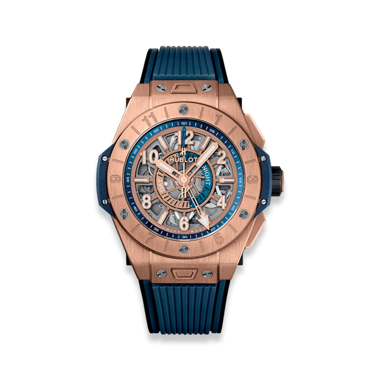 HB Big Bang, Unico GMT King Gold, 45mm, Ref# 471.OX.7128.RX