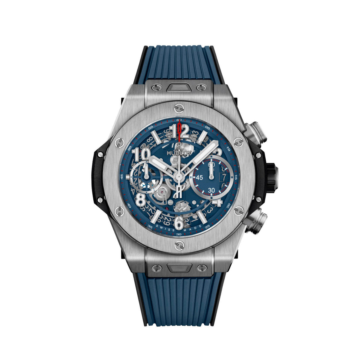 HB Big Bang, Unico Titanium Blue, 42mm, Ref# 441.NX.5179.RX