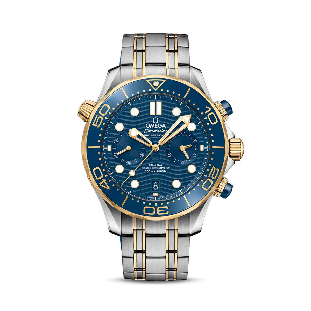 OMG Seamaster DIVER 300M CO‑AXIAL MASTER CHRONOMETER CHRONOGRAPH Ref# 210.20.44.51.03.001