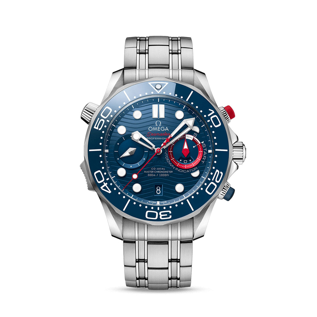 OMG Seamaster DIVER 300M CO‑AXIAL MASTER CHRONOMETER CHRONOGRAPH Ref# 210.30.44.51.03.002