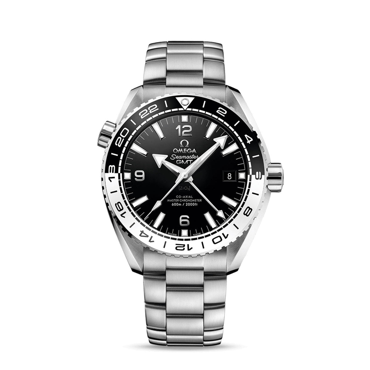 OMG Seamaster PLANET OCEAN 600M CO‑AXIAL MASTER CHRONOMETER GMT Ref# 215.30.44.22.01.001