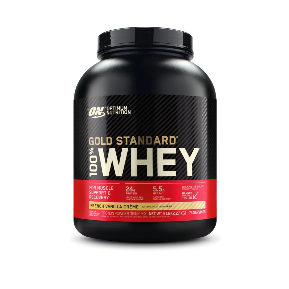 Whey Gold Standard 100% Whey Protein Powder 5lb (2.26kg)