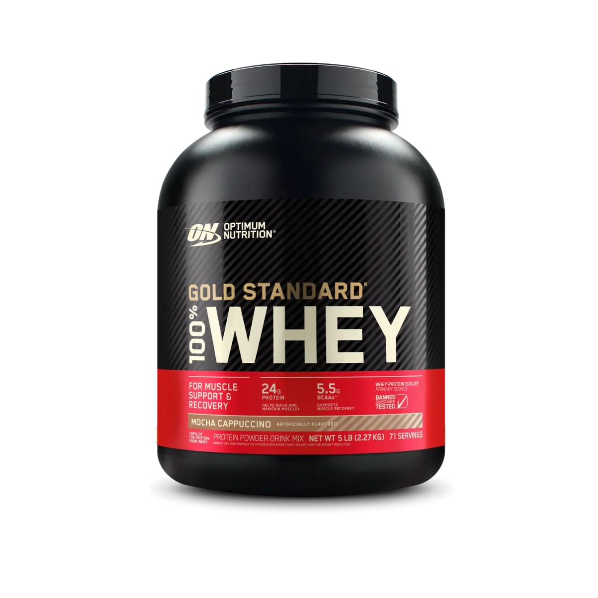 Optimum Nutrition Whey Gold Standard 100% Whey Protein Powder 5lb (2.26kg)