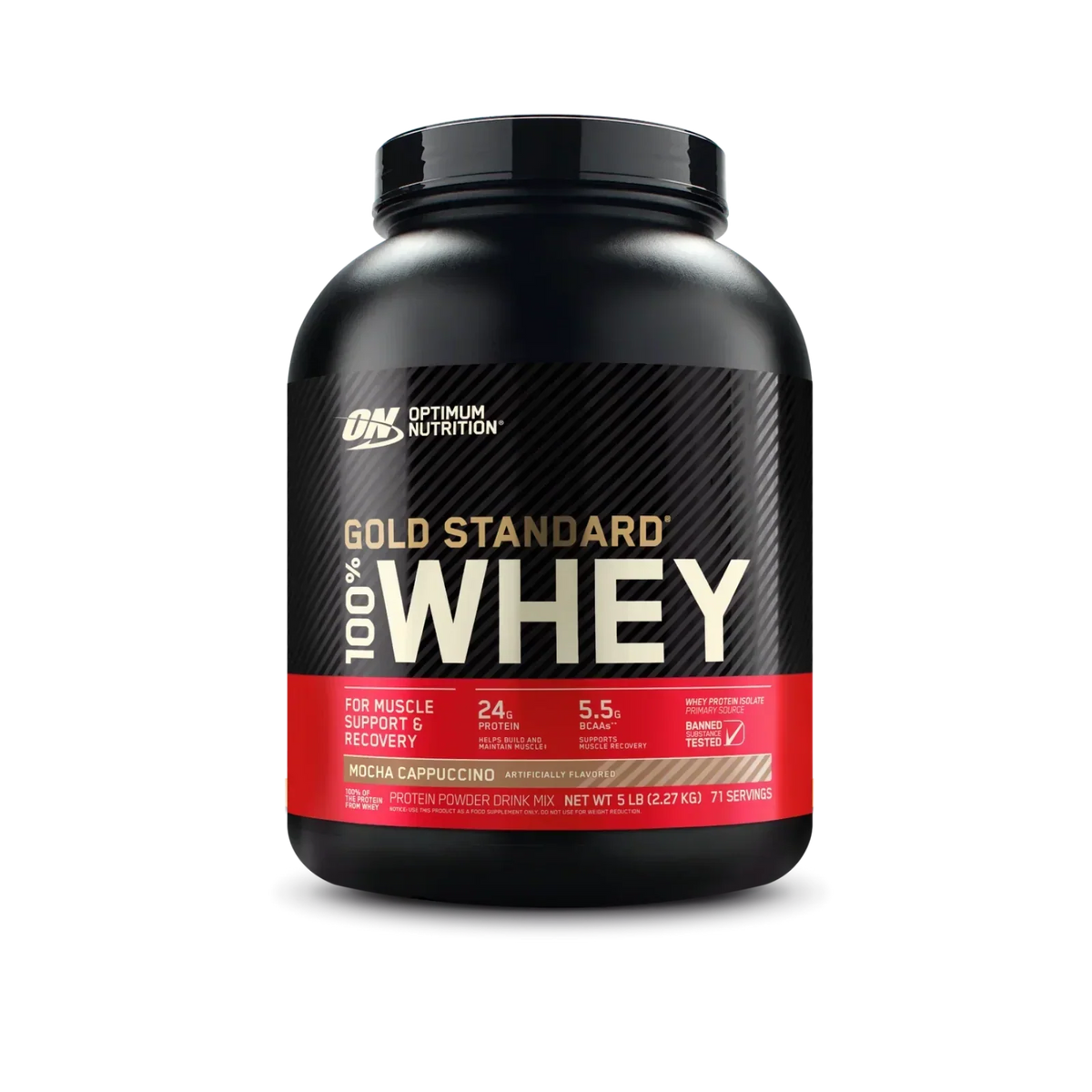 Whey Gold Standard 100% Whey Protein Powder 5lb (2.26kg)