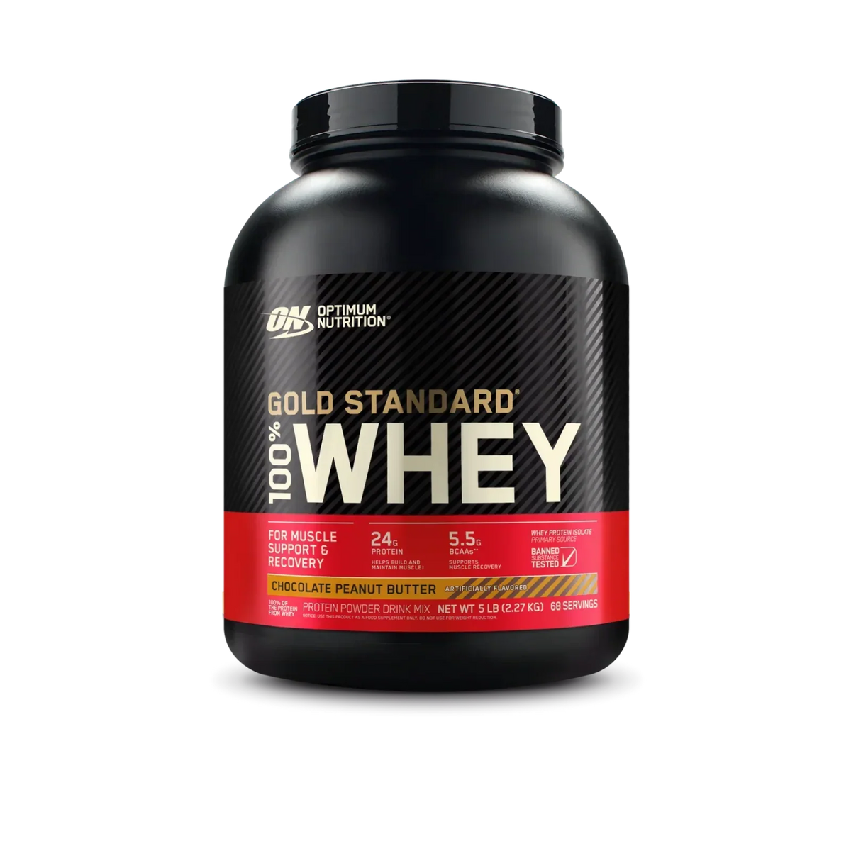 Whey Gold Standard 100% Whey Protein Powder 5lb (2.26kg)