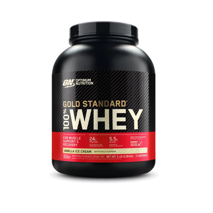 Optimum Nutrition Whey Gold Standard 100% Whey Protein Powder 5lb (2.26kg)