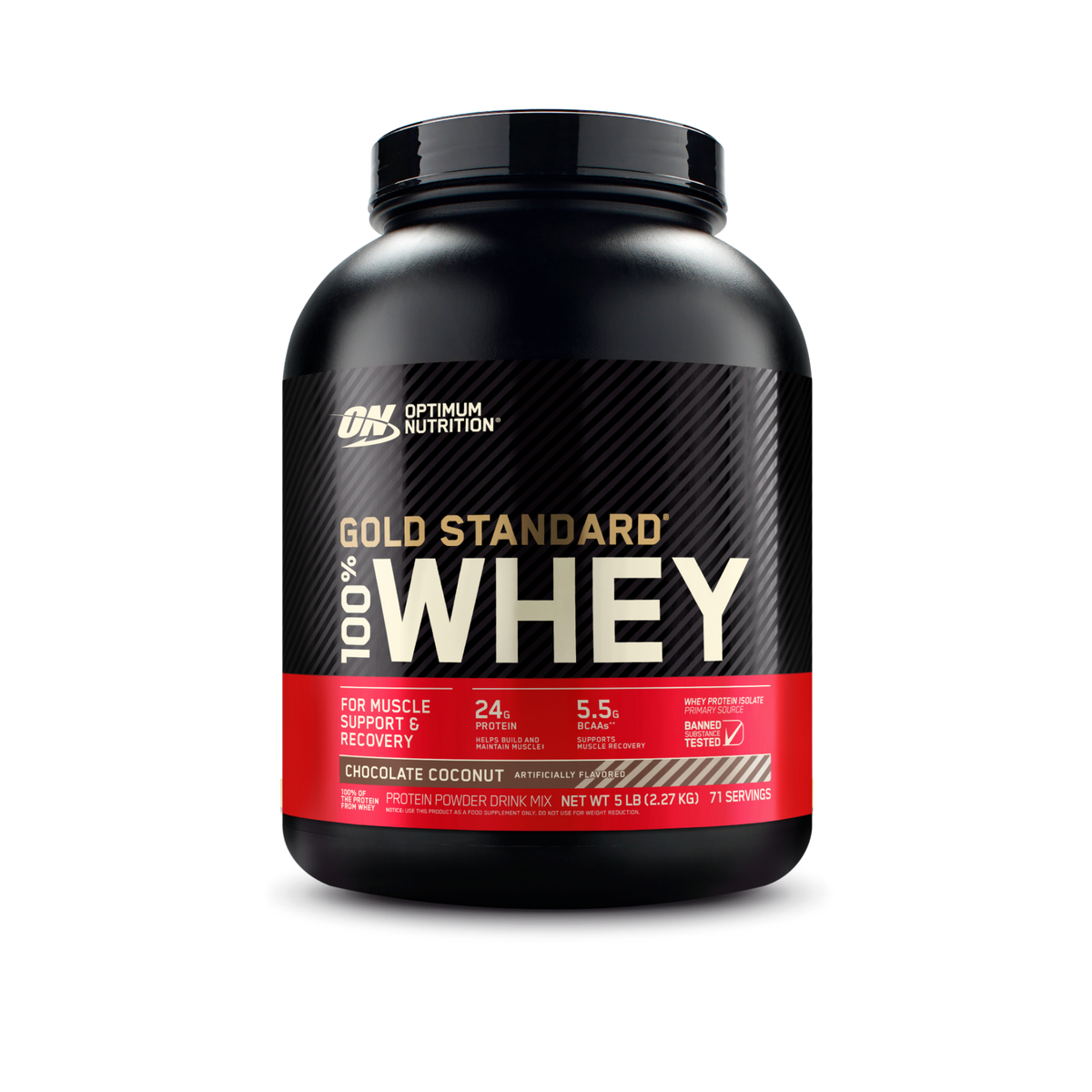 Whey Gold Standard 100% Whey Protein Powder 5lb (2.26kg)