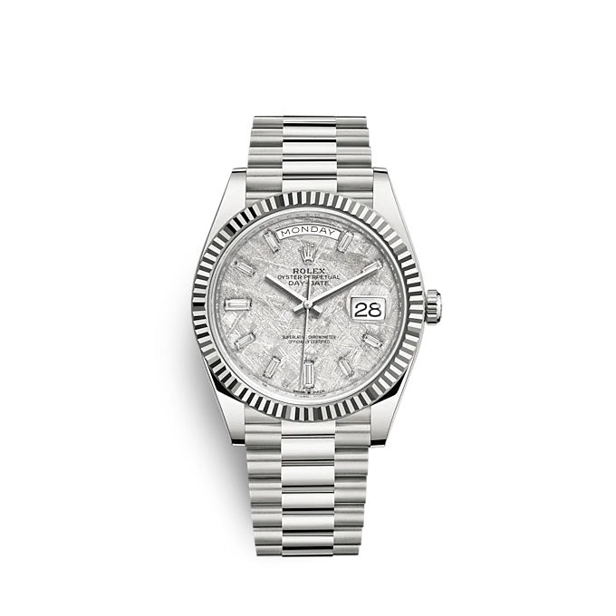 Day-Date 40 White gold Ref# 228239-0055