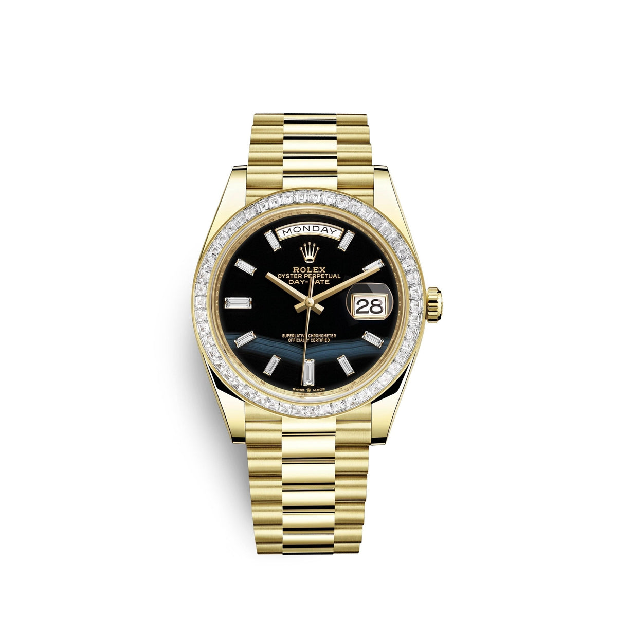 Day-Date, 40mm, 18k Yellow Gold and Diamonds, Ref# 228398tbr-0038