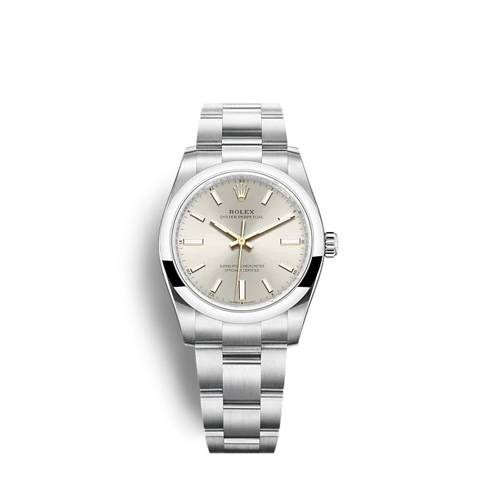 Oyster Perpetual 34 Oystersteel Ref# 124200-0001