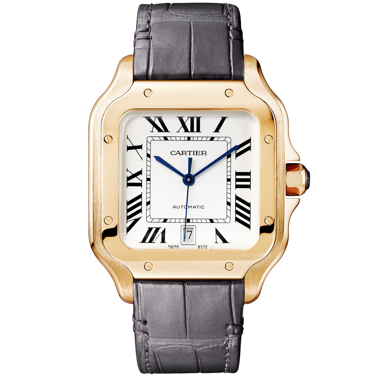 Santos de CT Large Automatic 18ct Rose Gold Watch