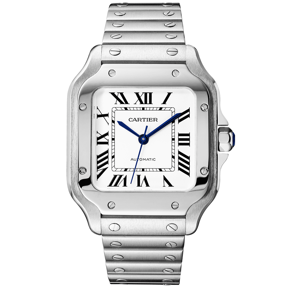 Santos de CT Medium Steel Bracelet/Strap Watch