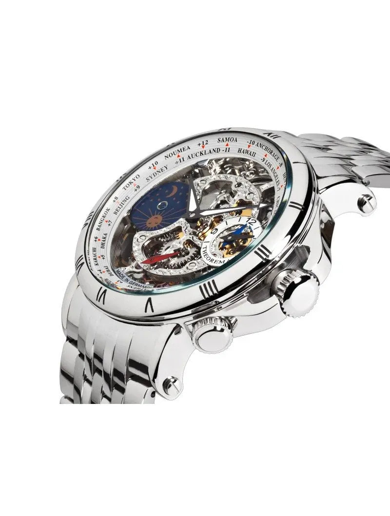 Dual-Time Sao Paulo GM-103-6 | Silver | Theorema, Germany