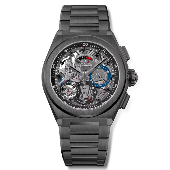 ZN Defy 21 on Black Ceramic Bracelet – 49.9000.9004/78.M9000