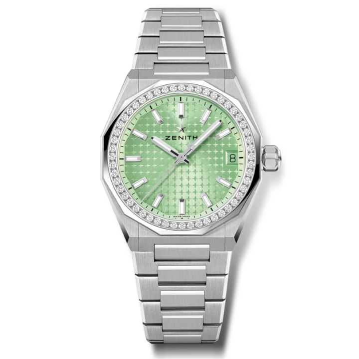 ZN Defy Skyline 36 Green Dial & Diamond Bezel – 16.9400.670/61.I001